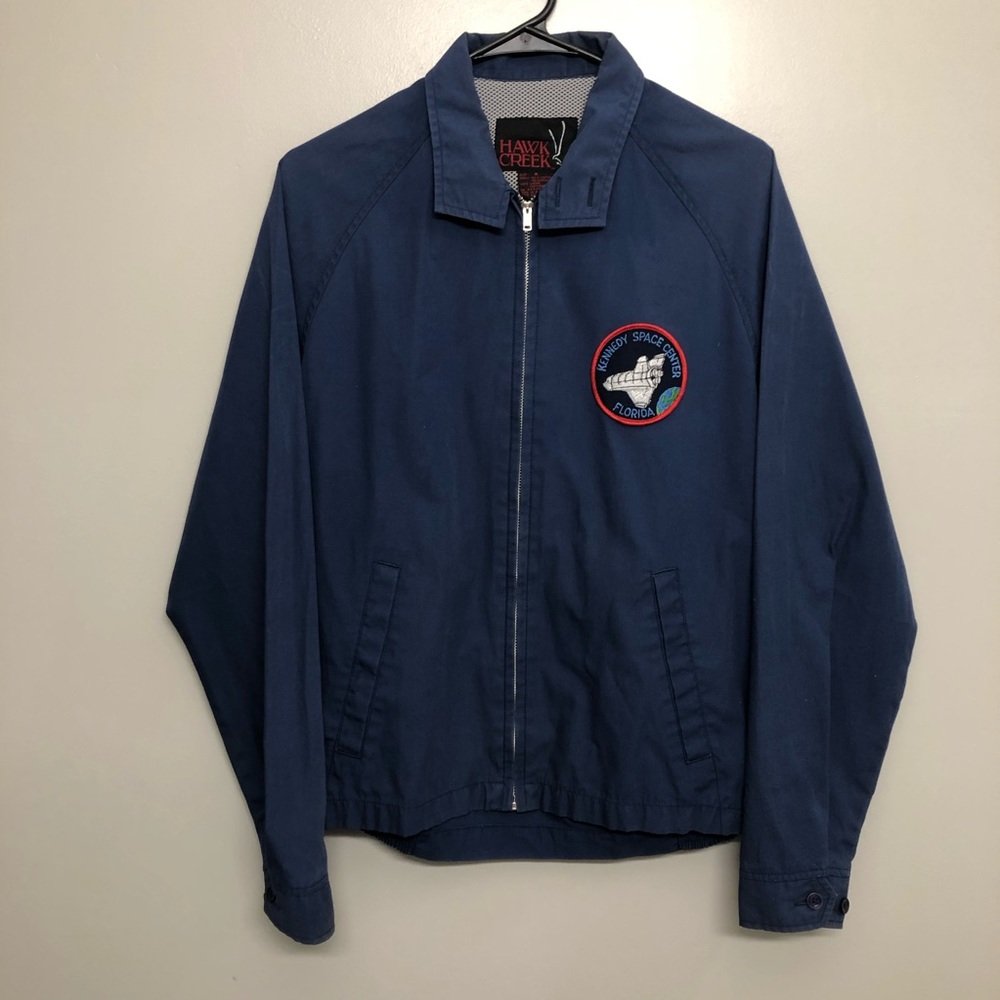 Hawk creek Kennedy space center bomber jacket vtg